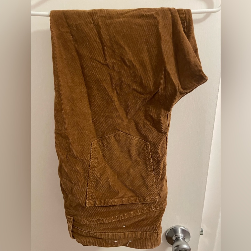 Old Navy brown corduroy pants - rockstar midrise - 16